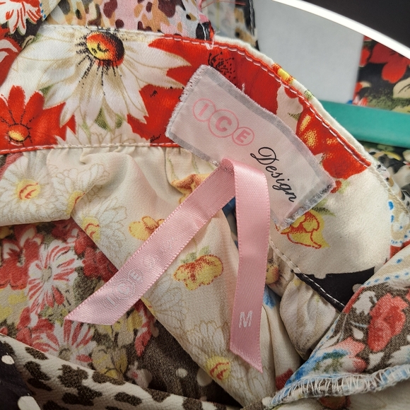 Mixed Pattern Mini Dress - Picture 9 of 12